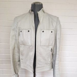 ZARA PU WHITE JACKET